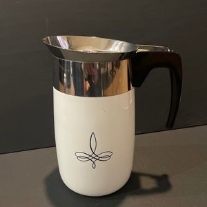 Vintage 1960 Corning Ware Trefoil patter 10 cup percolator-  pot only!